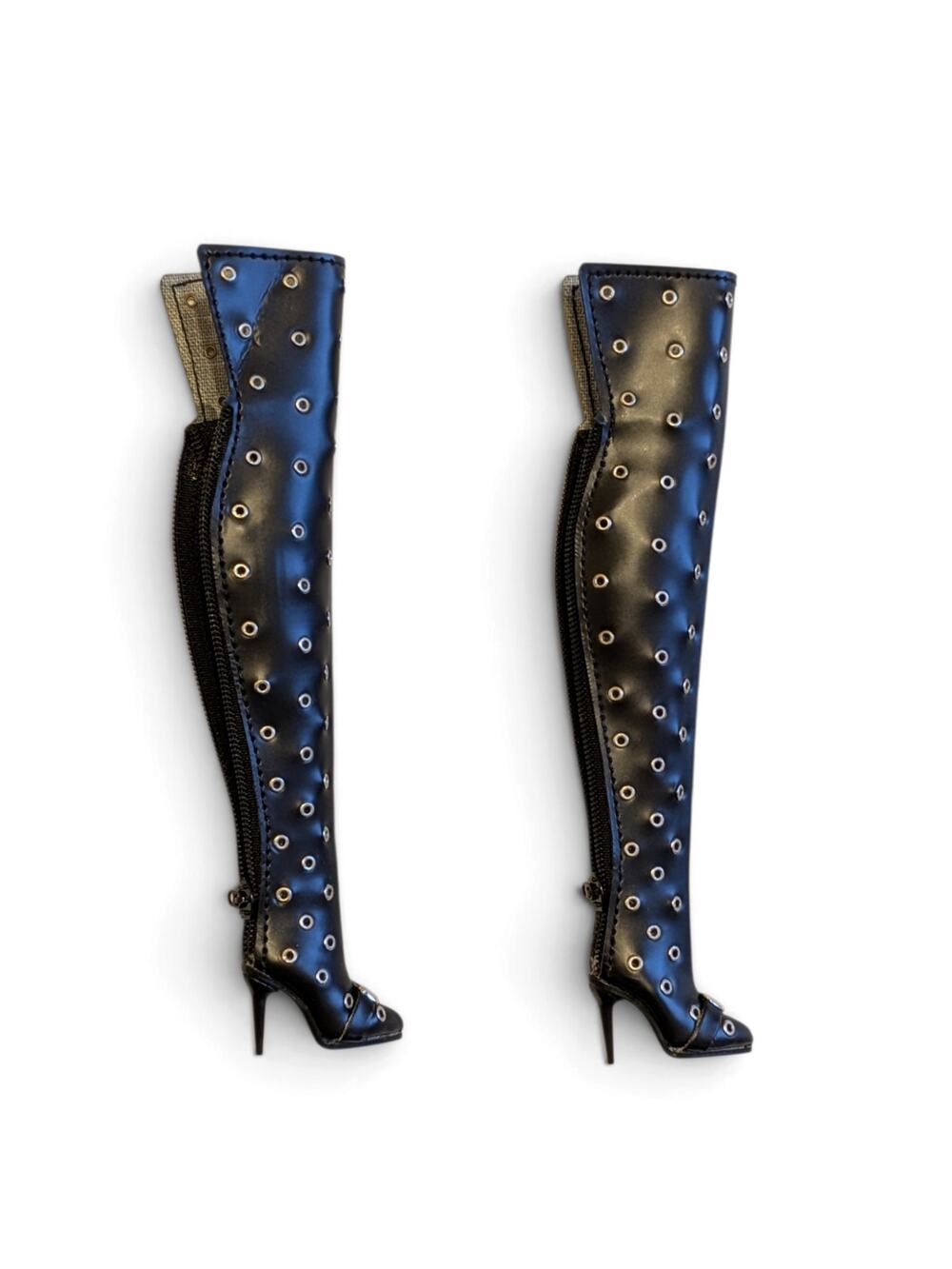 Pre-owned Fashion Royalty Integrity Nu Face Kumi Doll Audio Visual Black Boots